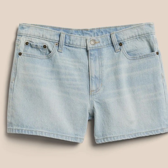 Banana Republic Light Classic Denim Shorts 31/12 - Picture 6 of 7
